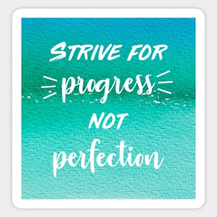 Progress Not Perfection Sticker